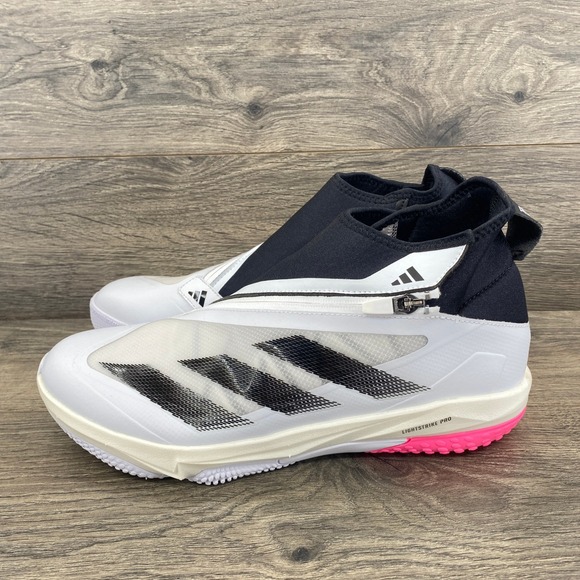 Adidas Adizero Impact Mens Baseball Turf Shoes Size 11 White Black Pink IF8498